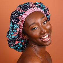 Load image into Gallery viewer, Adjeiwaa African Print Satin Bonnet
