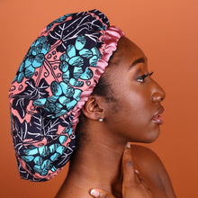 Load image into Gallery viewer, Adjeiwaa African Print Satin Bonnet
