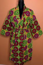 Load image into Gallery viewer, Yaa African Print Satin Robe
