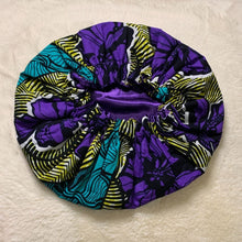 Load image into Gallery viewer, Tawiah African Print Satin Bonnet
