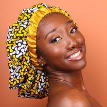 Load image into Gallery viewer, Otemah African Print Satin Bonnet
