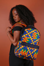 Load image into Gallery viewer, Ashantee African Print BackPack
