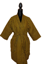 Load image into Gallery viewer, Afia African Print Satin Robe
