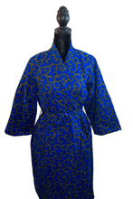 Load image into Gallery viewer, Akosua African Print Satin Robe
