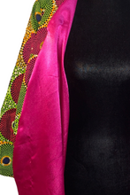 Load image into Gallery viewer, Yaa African Print Satin Robe
